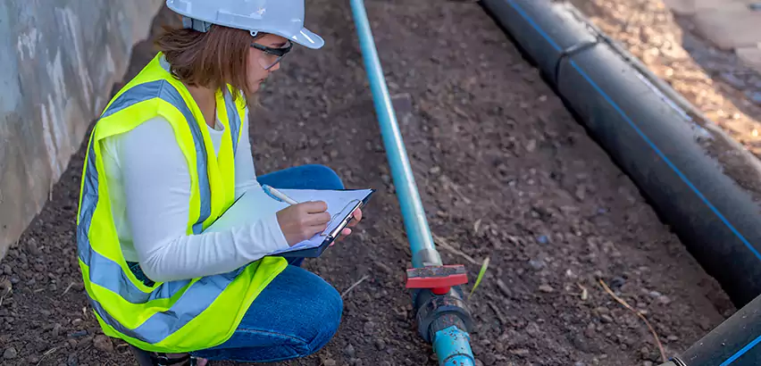 Outdoor Water Line Installation in Mound Juliet